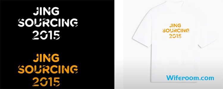 logo design for screen printing on Jingsourcing Cultural T-shirt